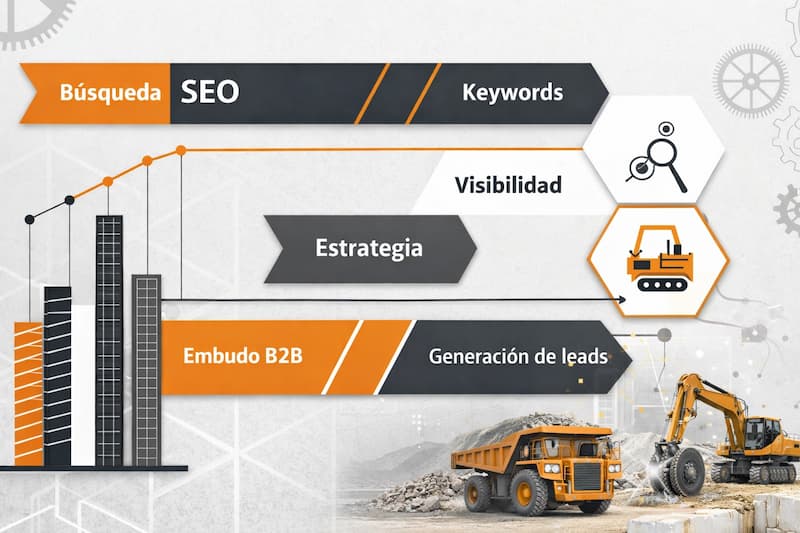 estrategia SEO para empresas de maquinaria pesada